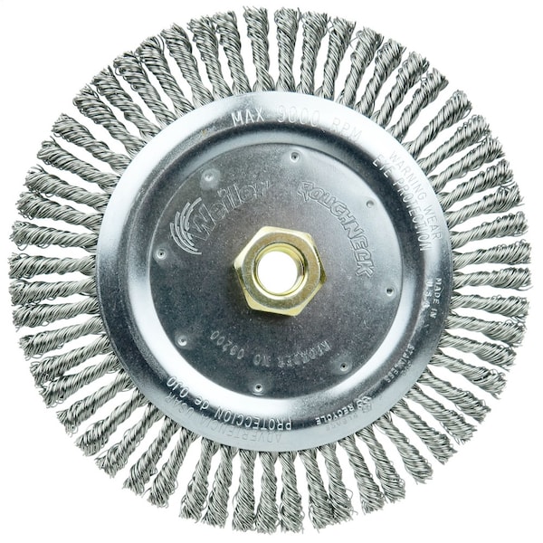 Weiler Roughneck 7" Brush, .020" Wire Fill, 5/8"-11 UNC 9200 - main